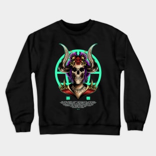 Skull Geisha Crewneck Sweatshirt